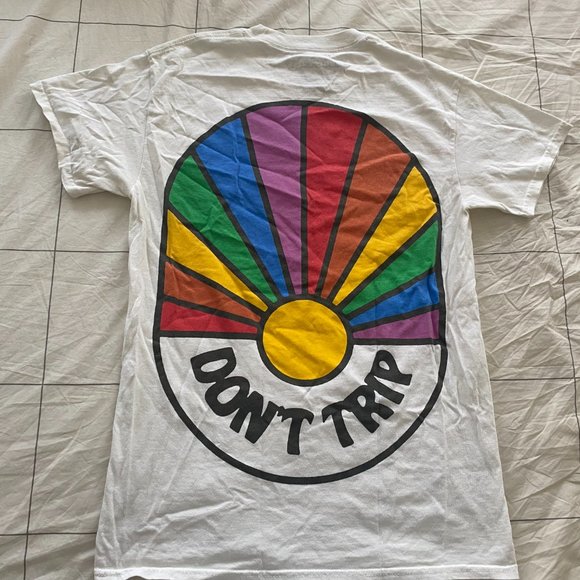 Free and Easy Spectrum SS Tee "Don't Trip" white size Small - Picture 2 of 3